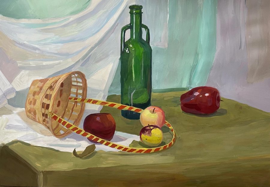 Bottle and apples final